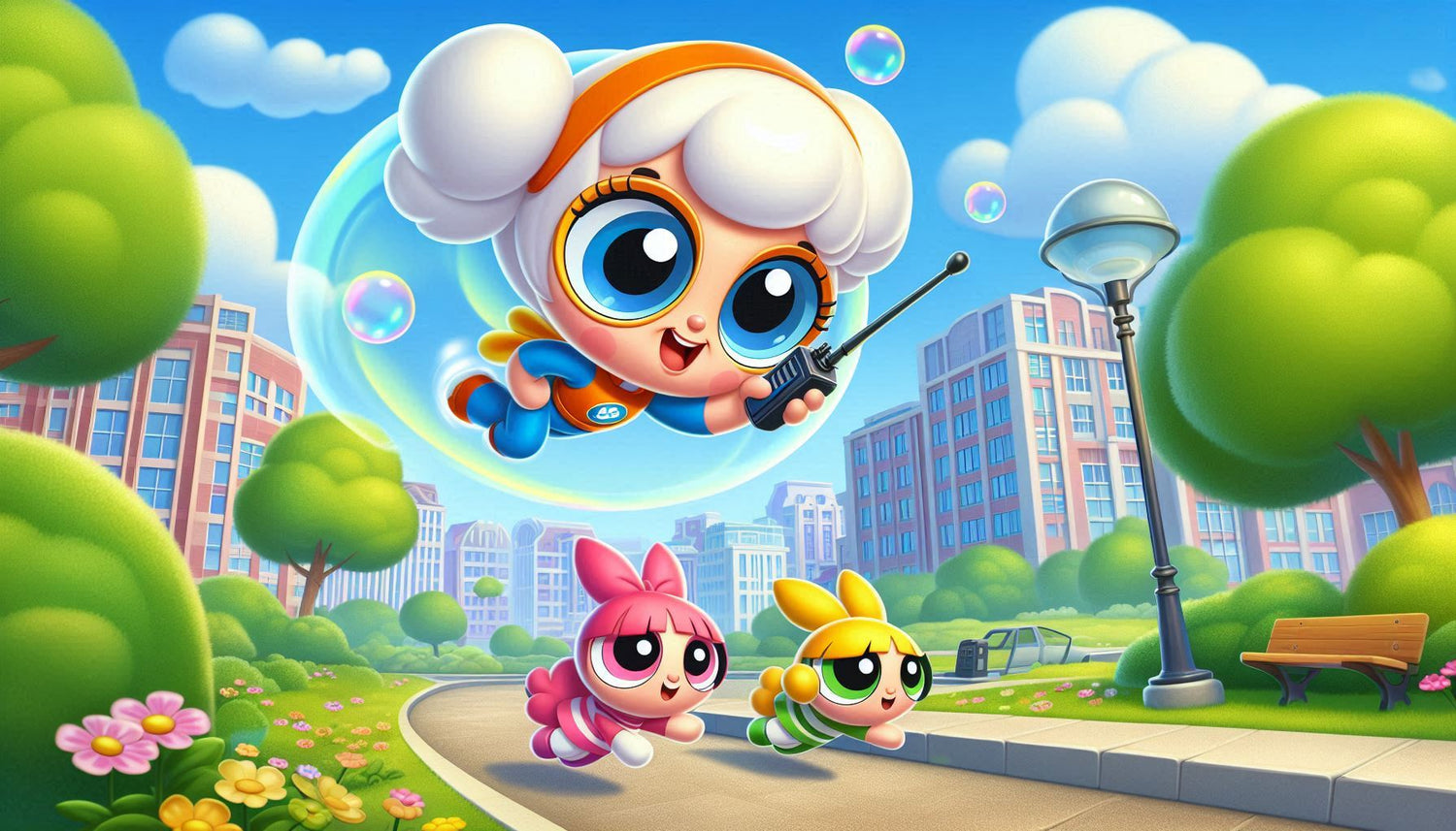 Bubbles’ Bird’s-Eye View: Coordinating Missions with Walkie-Talkies