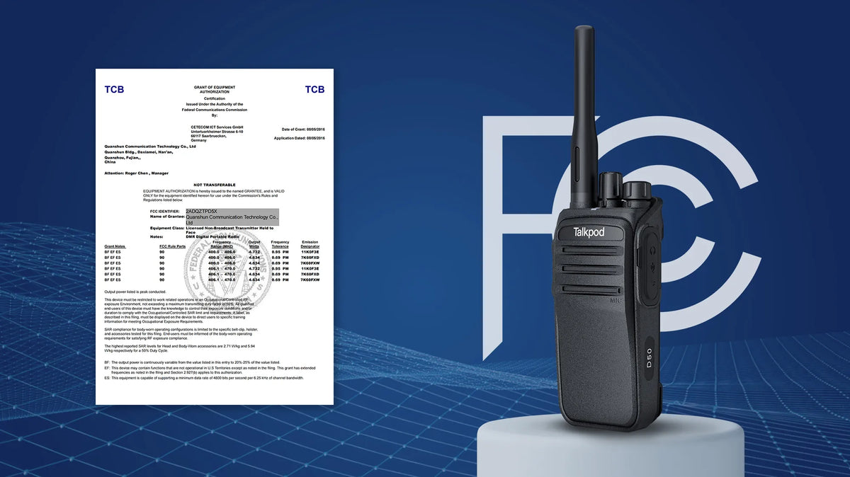 Talkpod D50 FCC ID 2ADQZTPD5X