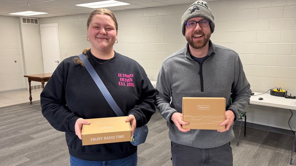 Talkpod Youth Amateur Program Makes a Successful First Stop at AC8RC Mini-Swap and Trunk Sale