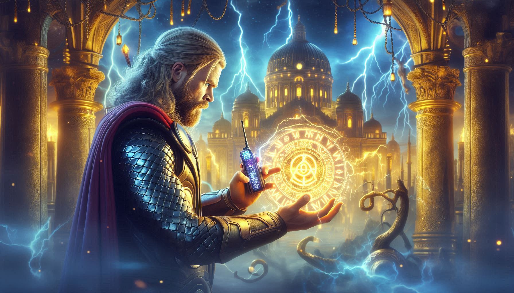 Thor'sWalkie-Talkie in Asgard