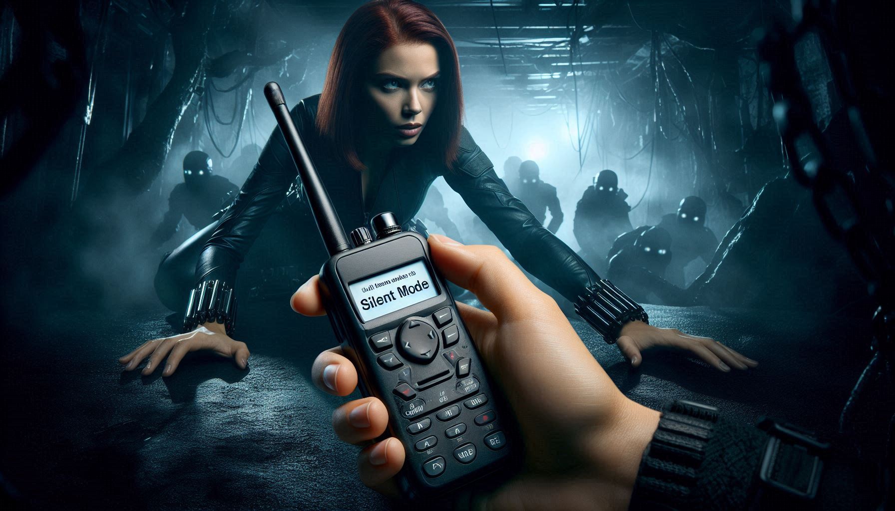 BlackWidow's Stealth Mode Walkie-Talkie