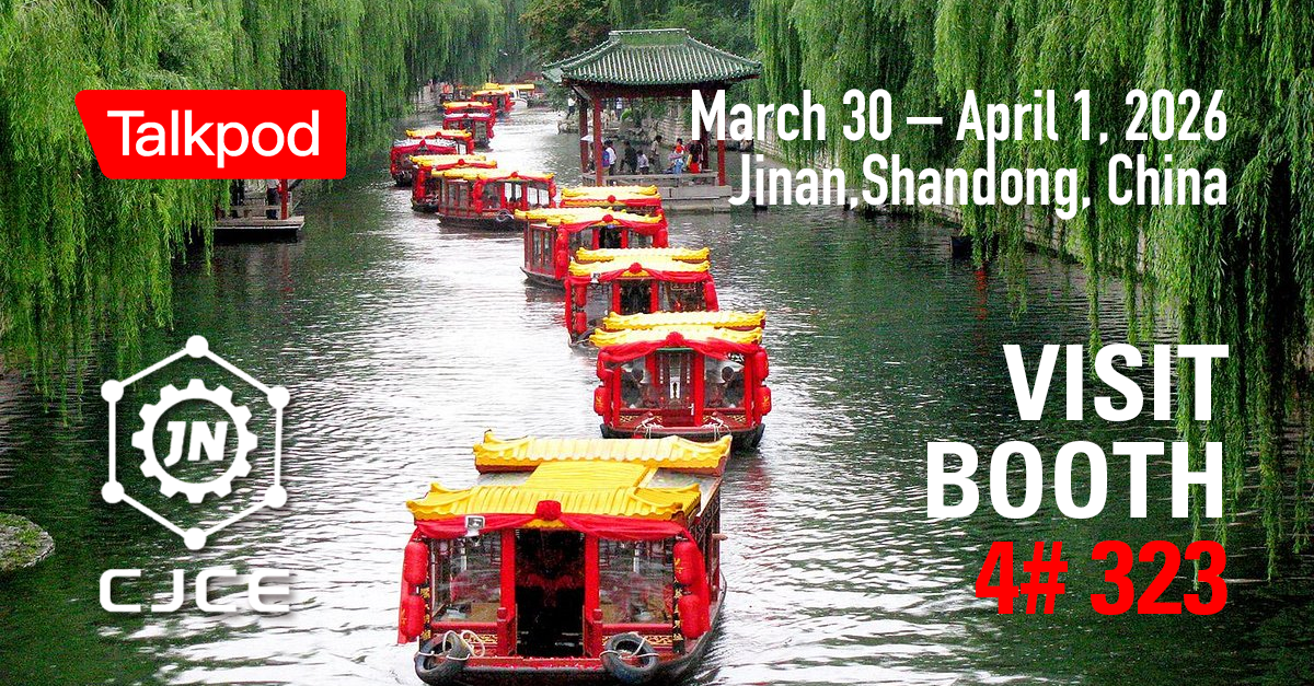 Talkpod to Unveil Advanced Intrinsically Safe Solutions at the 5th China (Jinan) International Chemical Expo