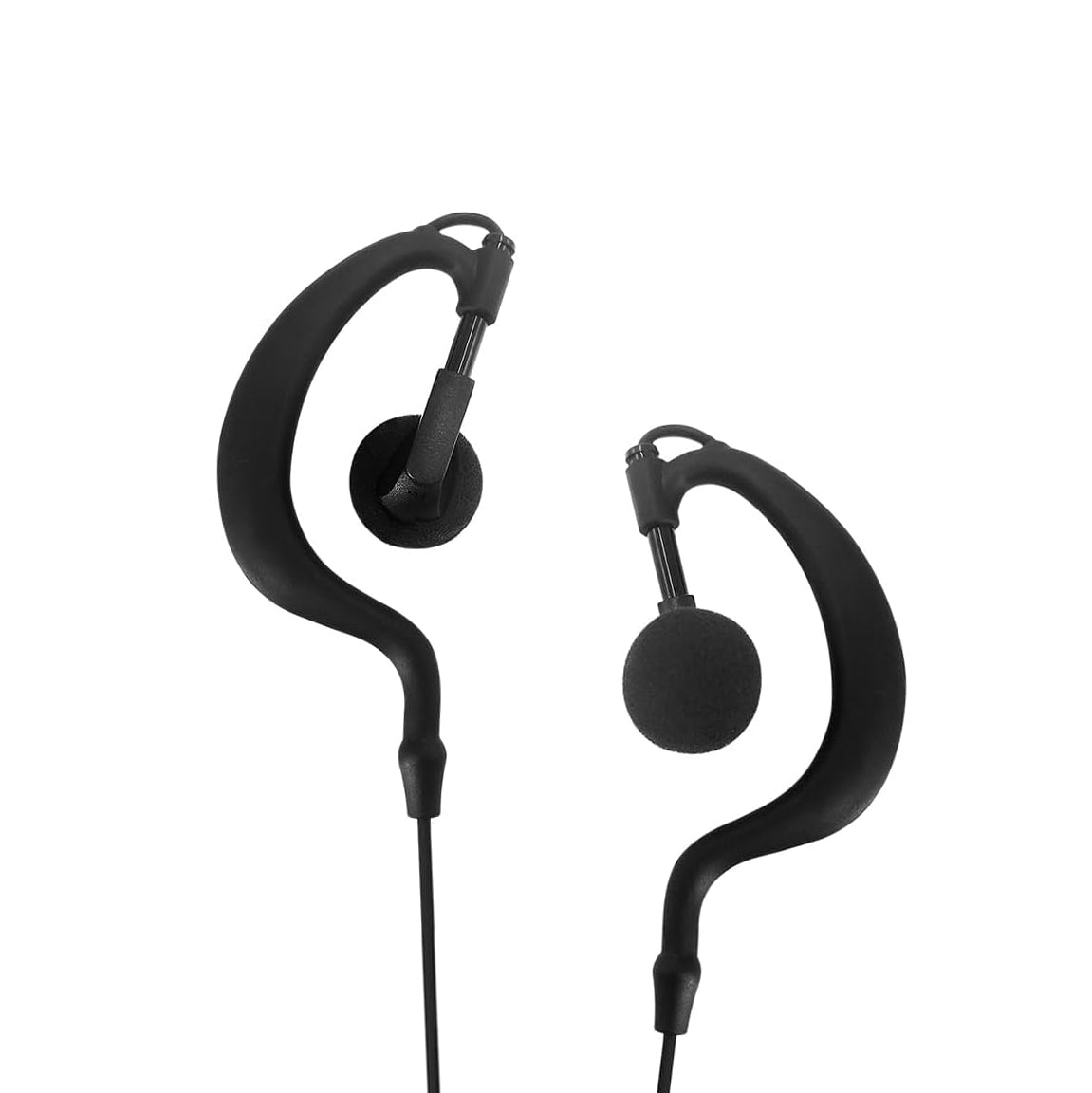 TALKPOD® TEM08 ROTATABLE EAR-HOOK TYPE OVAL CLIP PTT HEADSET