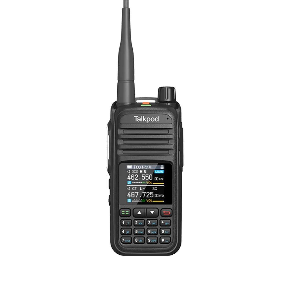 TALKPOD® A36PLUS GMRS AND VHF/UHF AIRBAND & FM BROADCAST RECEIVER