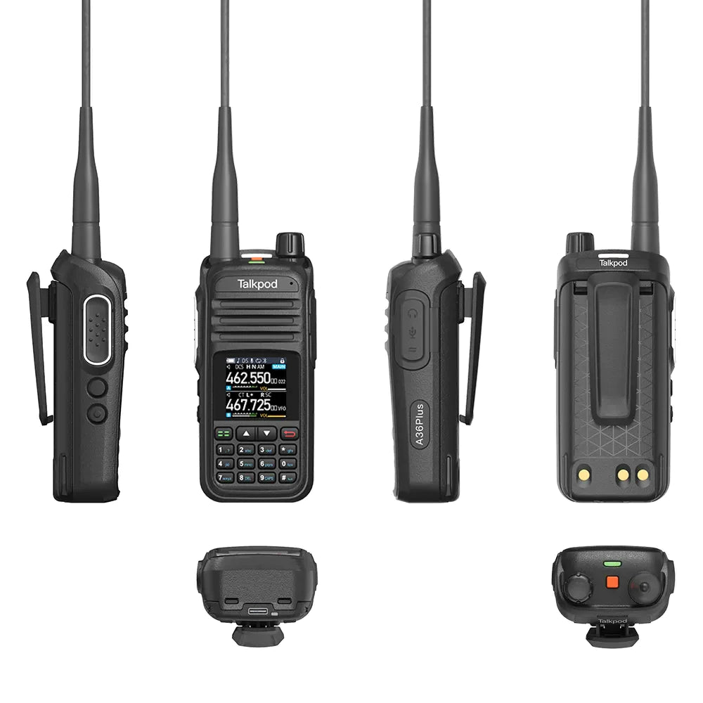 TALKPOD® A36PLUS GMRS AND VHF/UHF AIRBAND & FM BROADCAST RECEIVER