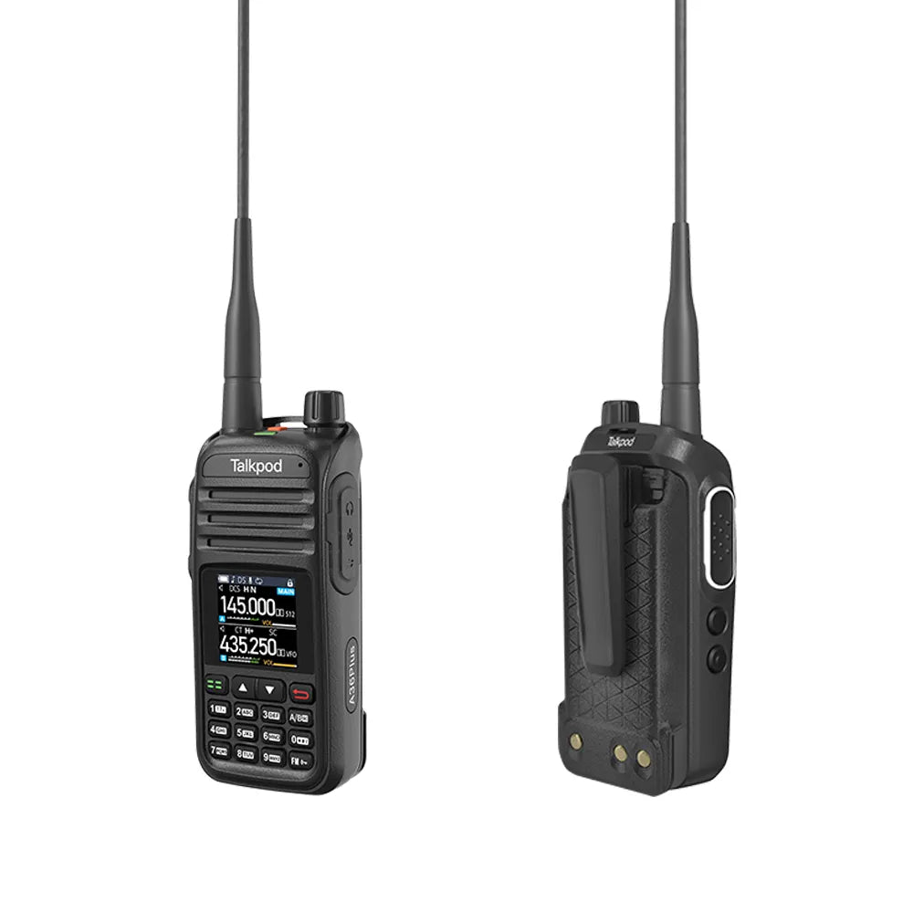 TALKPOD® A36PLUS MAX 8W 144 / 430 MHZ UHF/VHF HAM HAND HELD TRANSCEIVER