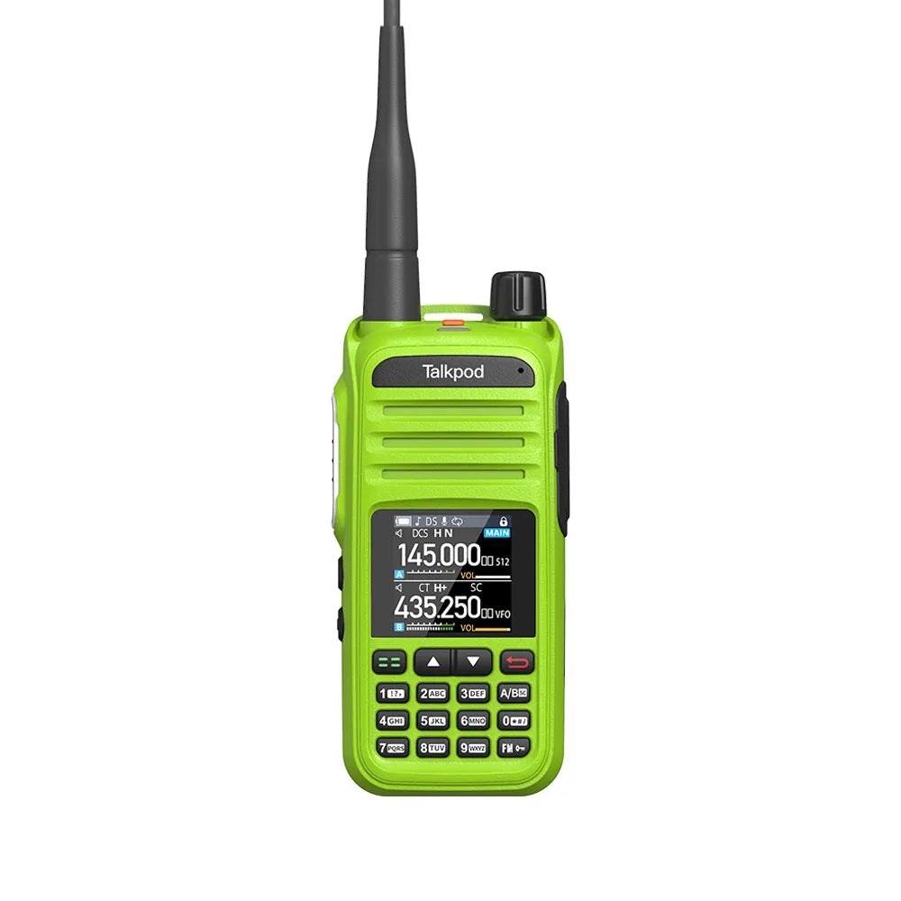 TALKPOD® A36PLUS MAX 8W 144 / 430 MHZ UHF/VHF HAM HAND HELD TRANSCEIVER