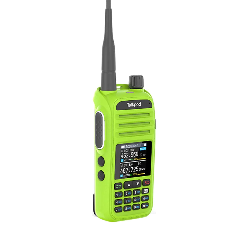 TALKPOD® A36PLUS GMRS AND VHF/UHF AIRBAND & FM BROADCAST RECEIVER