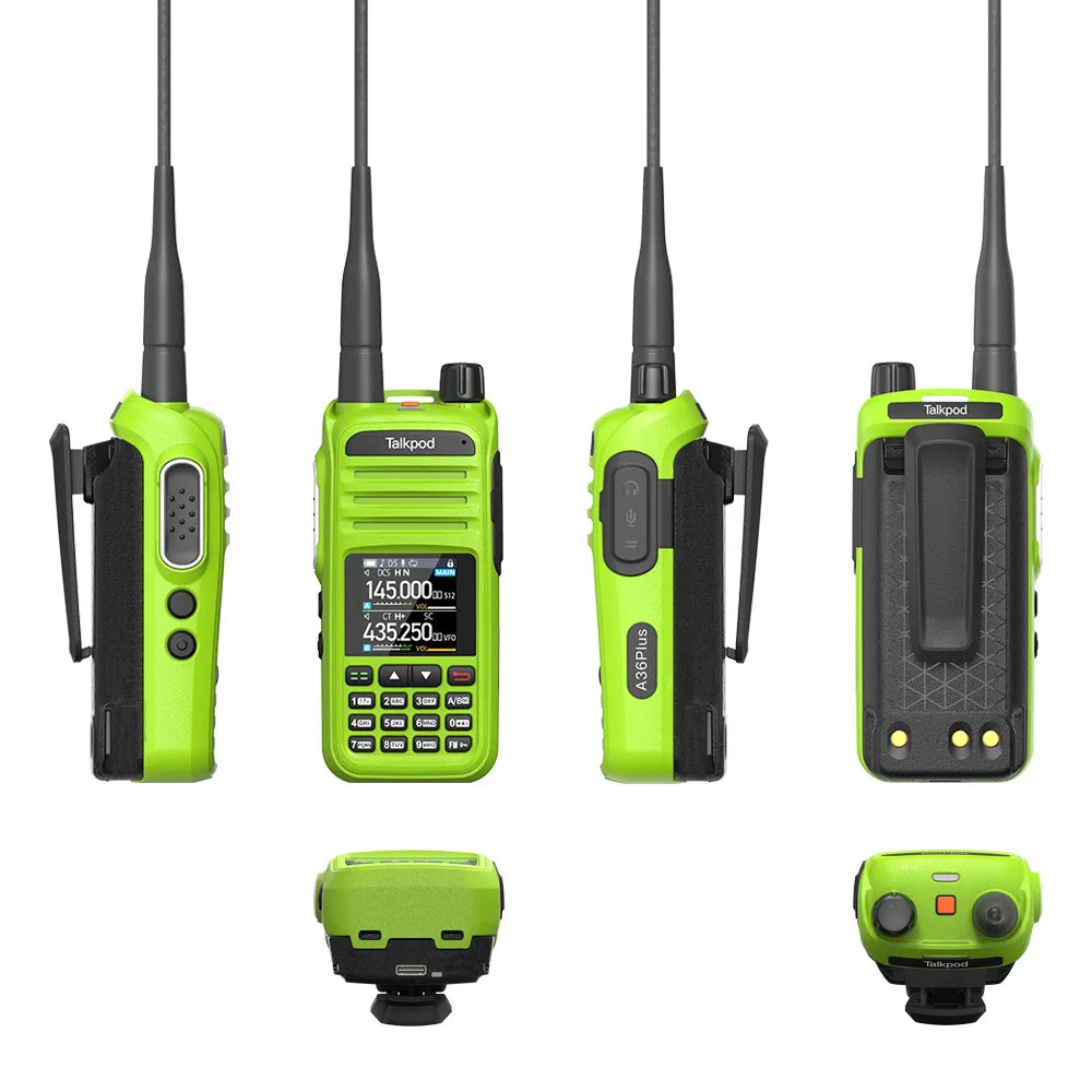 TALKPOD® A36PLUS MAX 8W 144 / 430 MHZ UHF/VHF HAM HAND HELD TRANSCEIVER