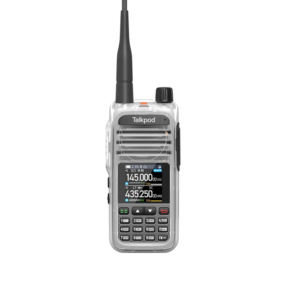 TALKPOD® A36PLUS MAX 8W 144 / 430 MHZ UHF/VHF HAM HAND HELD TRANSCEIVER