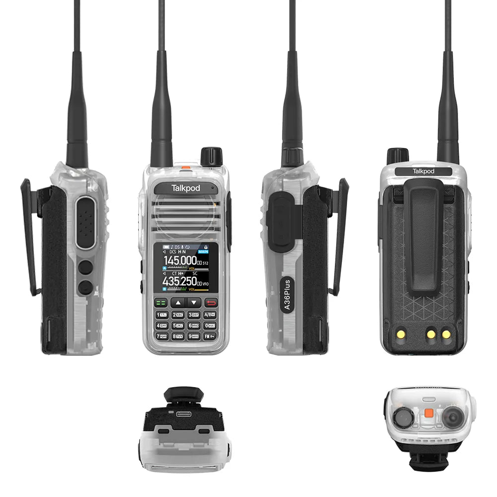 TALKPOD® A36PLUS MAX 8W 144 / 430 MHZ UHF/VHF HAM HAND HELD TRANSCEIVER