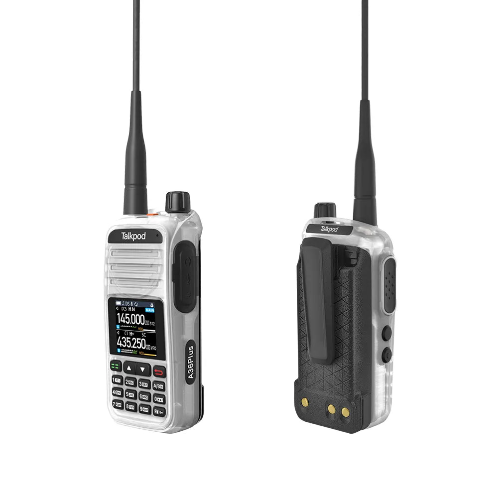 TALKPOD® A36PLUS MAX 8W 144 / 430 MHZ UHF/VHF HAM HAND HELD TRANSCEIVER