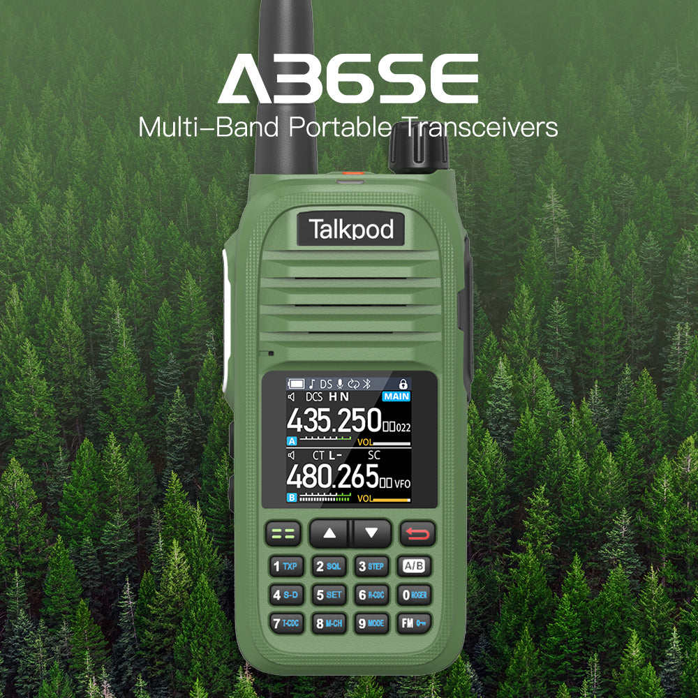 TALKPOD® A36SE UHF/VHF MULTI-BAND PORTABLE TRANSCEIVER