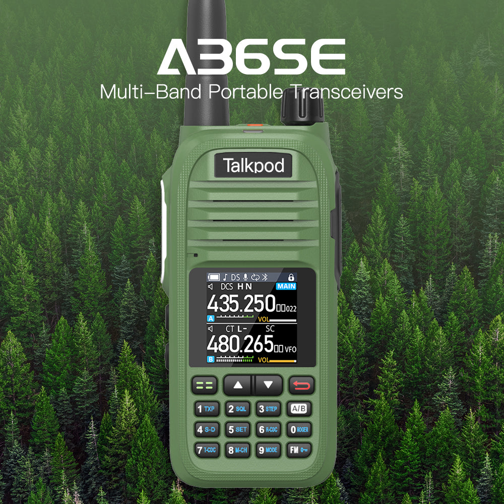 TALKPOD® A36SE  UHF/VHF MULTI-BAND PORTABLE TRANSCEIVER