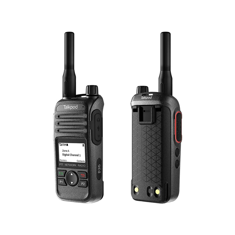 TALKPOD® D35LF DMR PMR446 LITE DIGITAL LICENCE-FREE RADIO WITH LCD DISPLAY AND QUICK KEYPAD