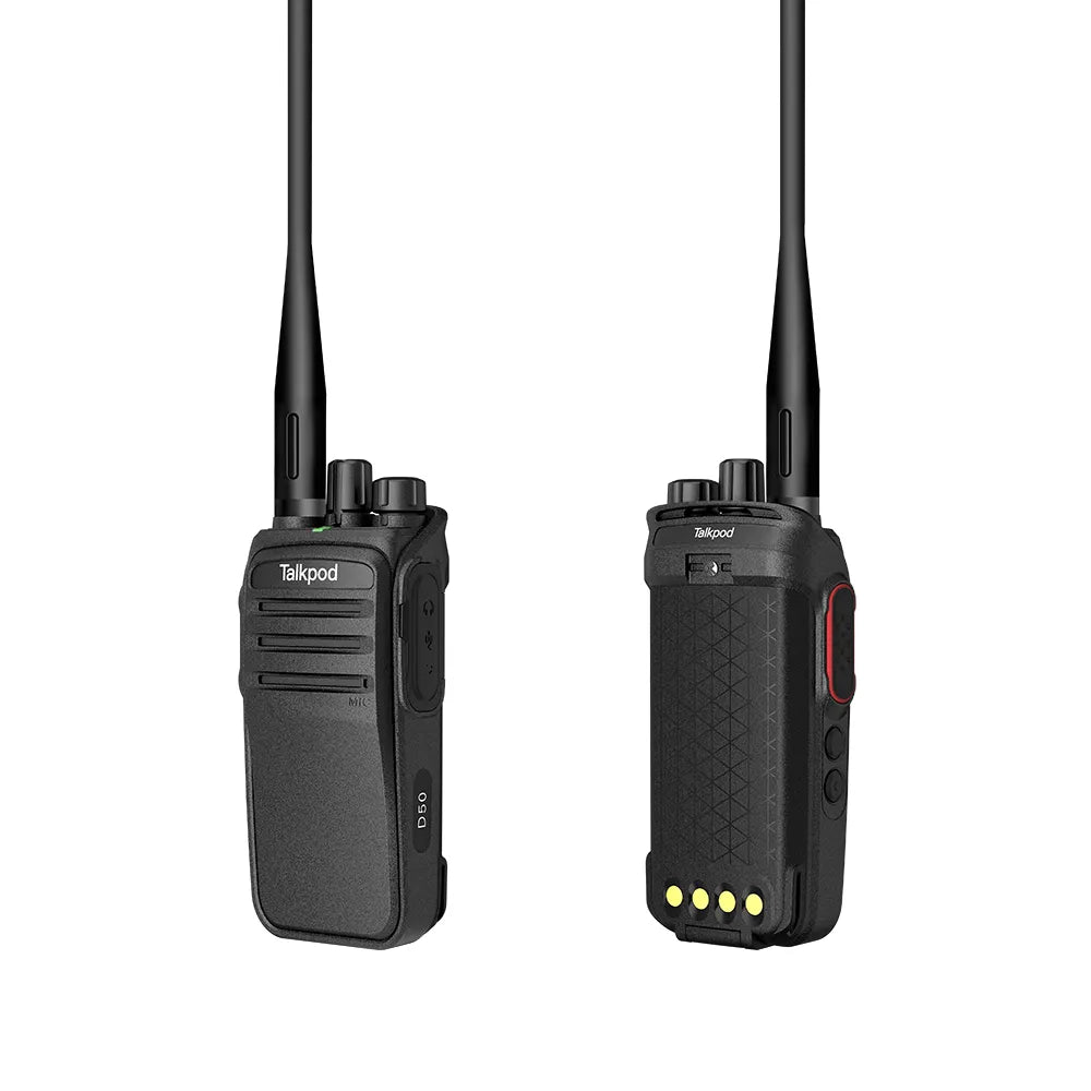 TALKPOD® D50 DMR UHF 350MHz IP67 PREFESSIONAL DIGITAL PORTABLE RADIO