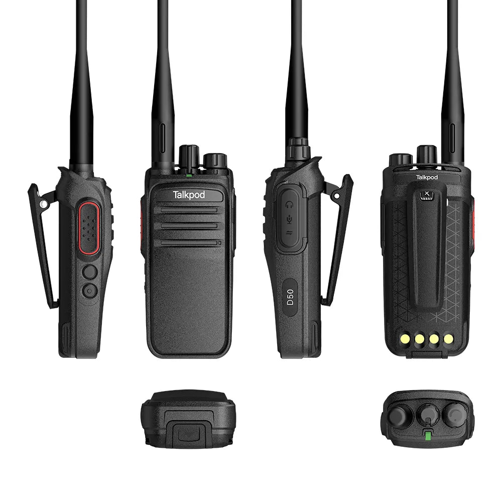 TALKPOD® D50 DMR UHF 350MHz IP67 PREFESSIONAL DIGITAL PORTABLE RADIO