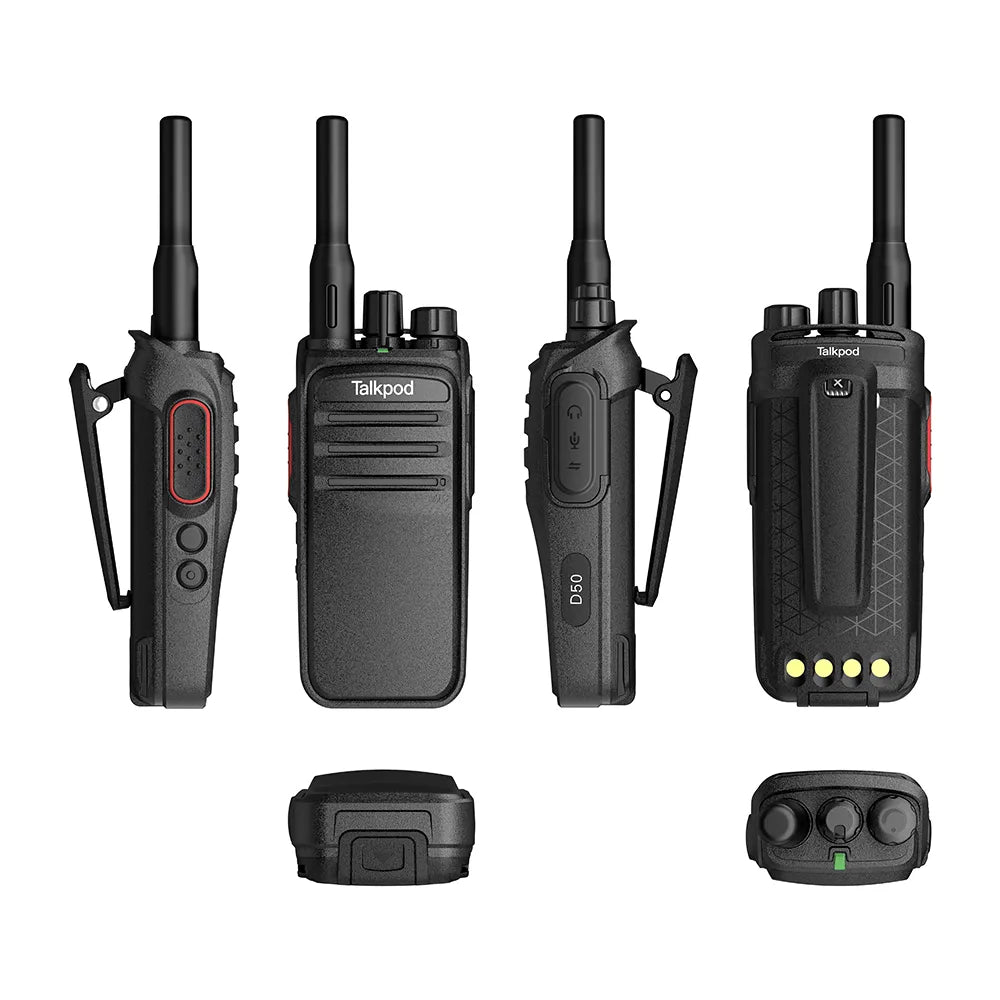 TALKPOD® D50LF DMR PMR446 LICENSE-FREE PREFESSIONAL DIGITAL PORTABLE RADIO WITH IP67