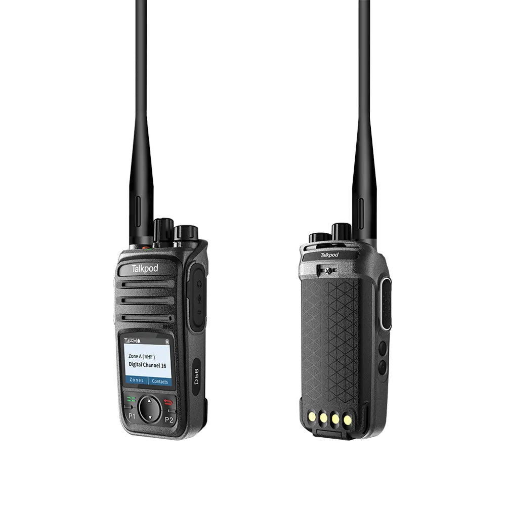 TALKPOD® D57 DMR UHF FULL KEYPAD DIGITAL PORTABLE RADIO UHF WITH 1.7 Inch LED DISPLY