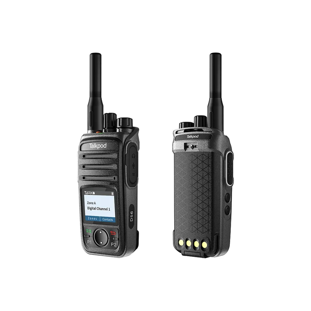 TALKPOD® D56LF DMR PMR446 LICENSE-FREE DIGITAL PORTABLE RADIO WITH 1.7 INCH LED DISPLY AND QUICK KEYPAD