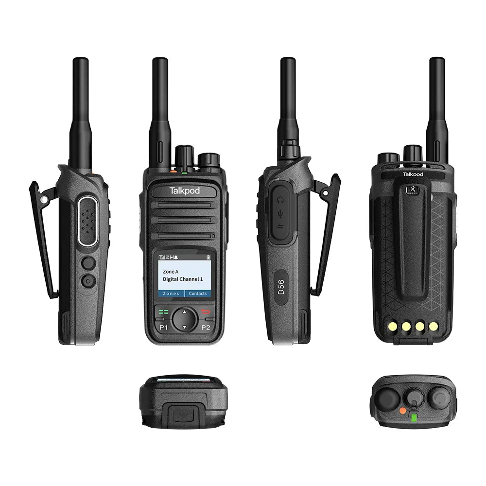 TALKPOD® D56LF DMR PMR446 LICENSE-FREE DIGITAL PORTABLE RADIO WITH 1.7 INCH LED DISPLY AND QUICK KEYPAD