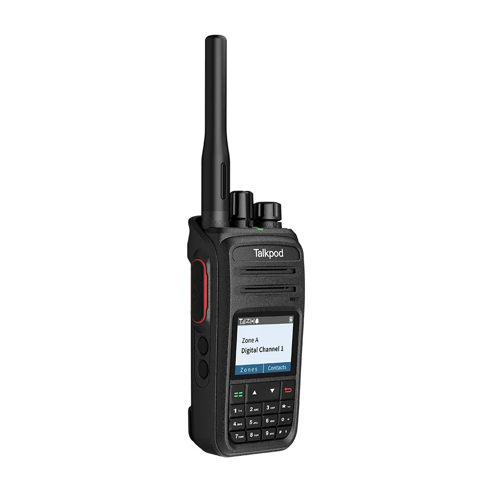 TALKPOD® D57 DMR UHF FULL KEYPAD DIGITAL PORTABLE RADIO UHF WITH 1.7 Inch LED DISPLY