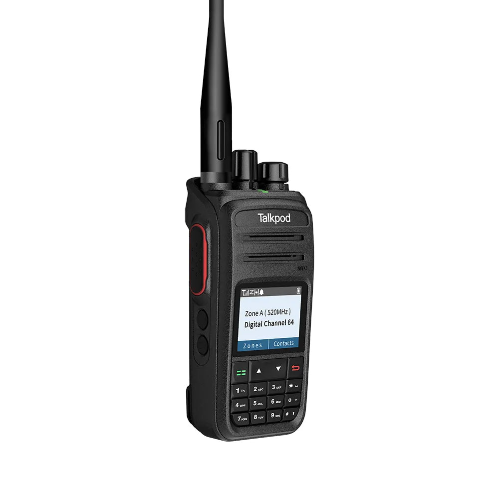 TALKPOD® D57 DMR 520MHz FULL KEYPAD DIGITAL PORTABLE RADIO UHF WITH 1.7 Inch LED DISPLY