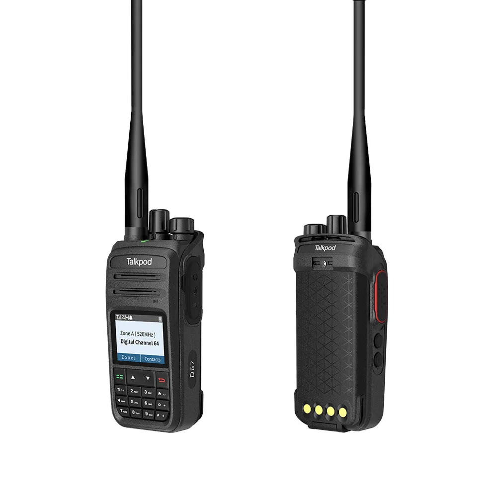 TALKPOD® D57 DMR 520MHz FULL KEYPAD DIGITAL PORTABLE RADIO UHF WITH 1.7 Inch LED DISPLY