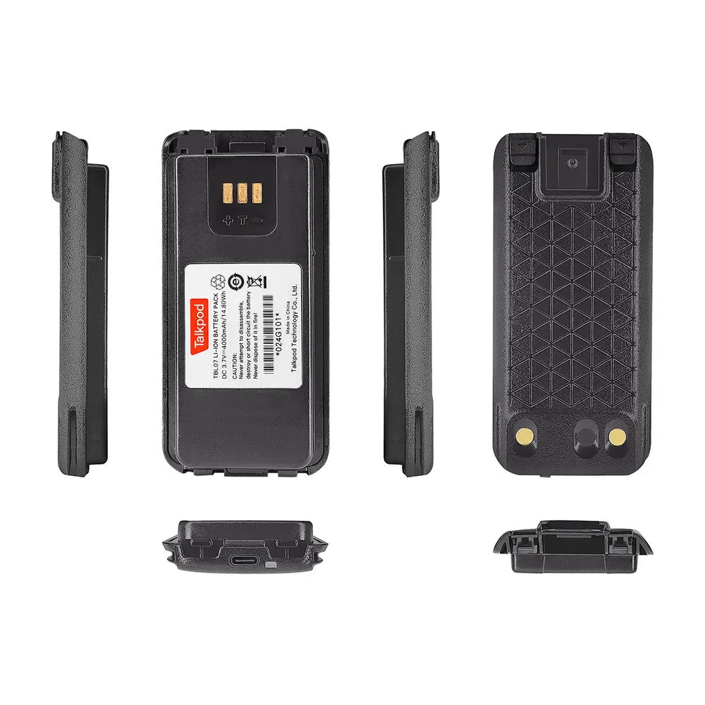 TALKPOD® TBL07 USB-C HIGH CAPACITY 4000mAh LI-ION BATTERY FOF 3 SERIES