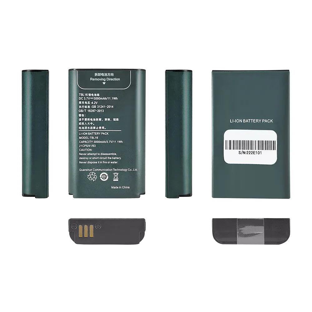 TALKPOD® TBL16 HIGH CAPACITY 3000mAh LI-ION BATTERY PCAK FOF 1 SERIES
