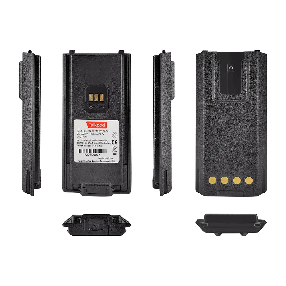TALKPOD® TBL18 4200mAh HIGH CAPACITY LI-ION BATTERY WITH TYPE-C FOF 6 SERIES