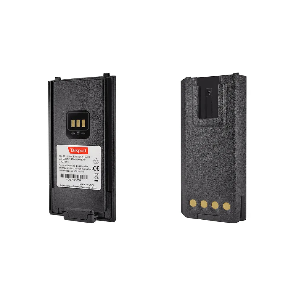 TALKPOD® TBL18 4200mAh HIGH CAPACITY LI-ION BATTERY WITH TYPE-C FOF 6 SERIES