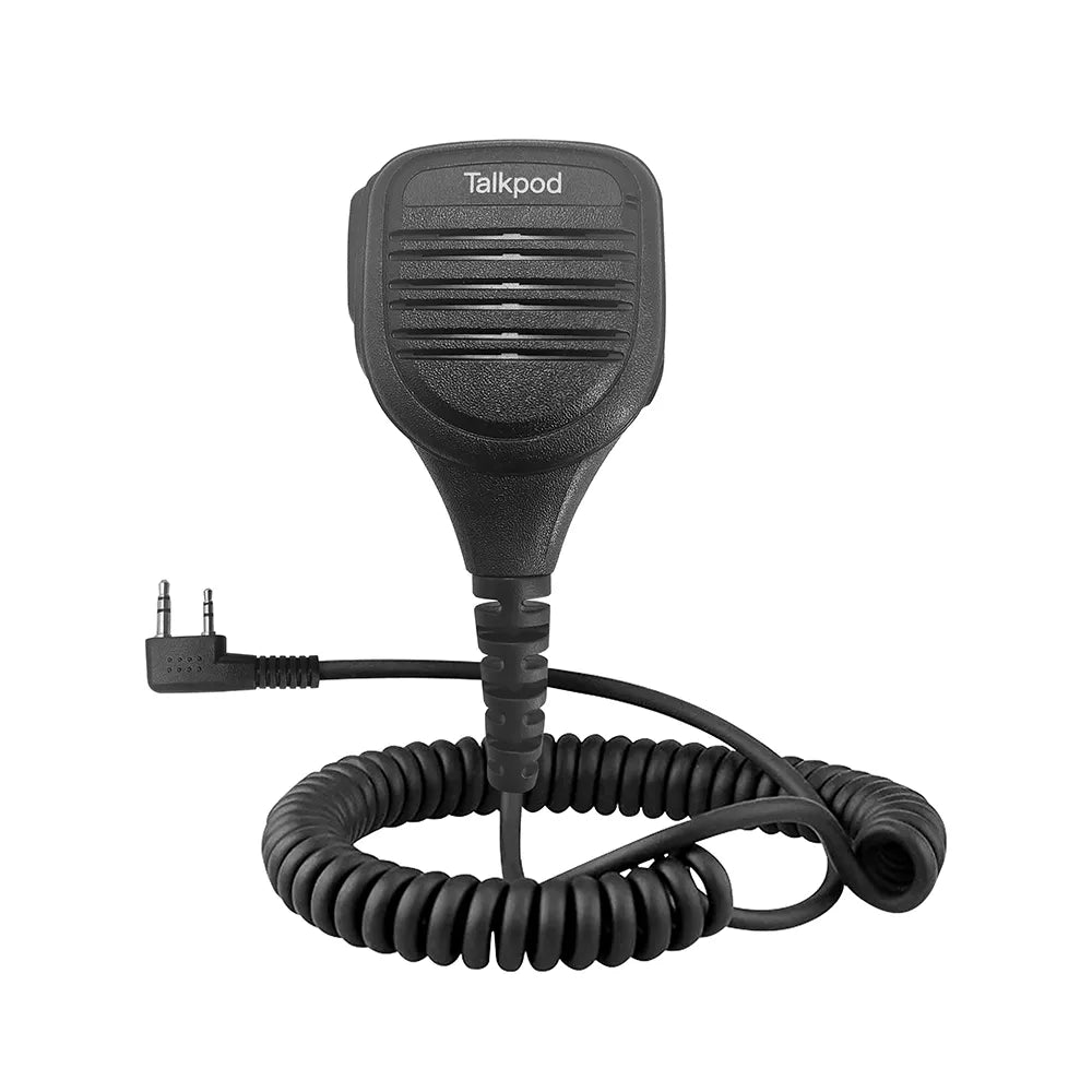 TALKPOD® TSM01-K REMOTE SPEAKER MICROPHONE K-TYPE   (IP54) BLACK FOR PORTABLE RADIOS