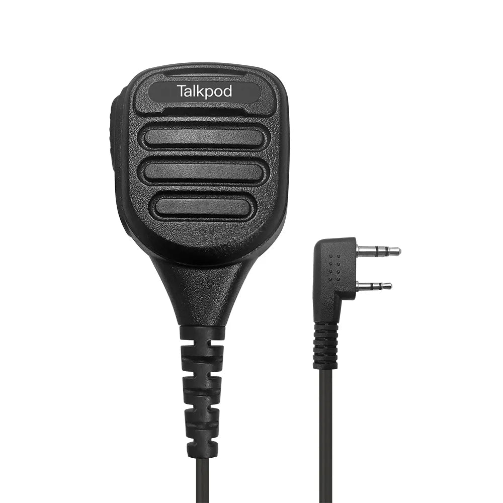 TALKPOD® TSM02-K PUBLIC SAFETY REMOTE SPEAKER MICROPHONE (IP67) BLACK.