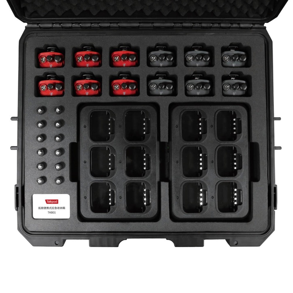 TALKPOD® TKB01 PORTABLE EMERGENCY STORAGE CASE
