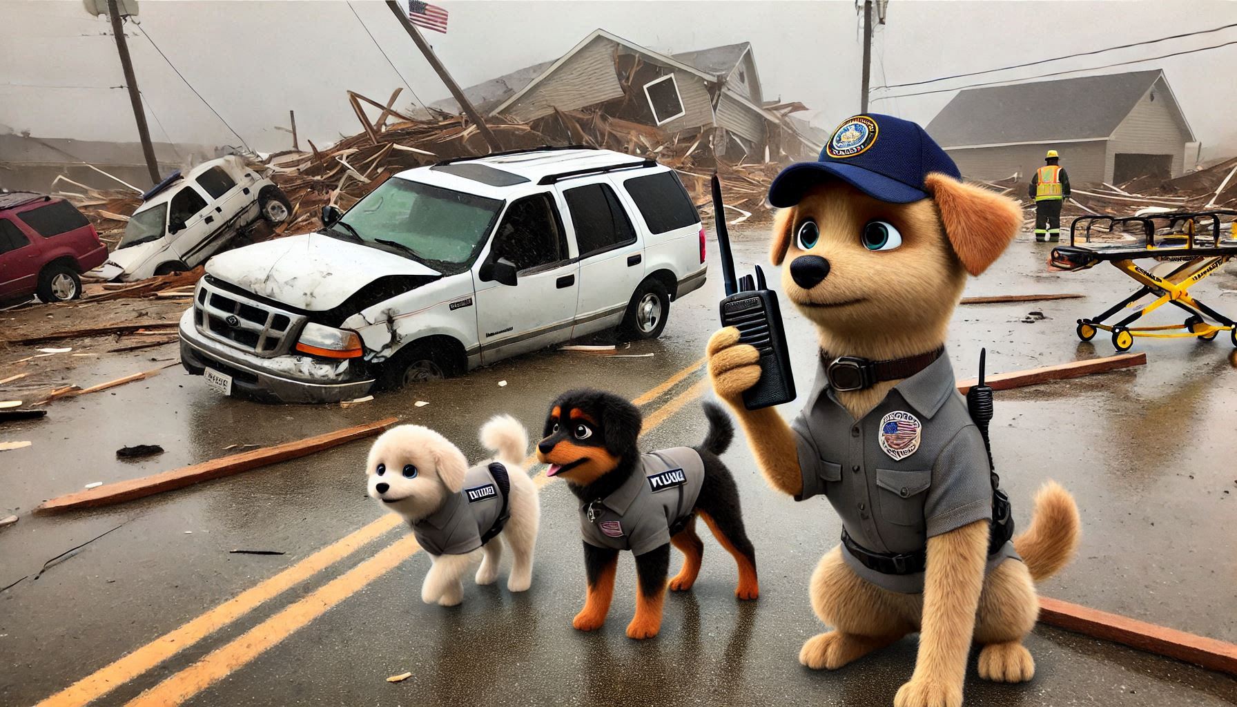 Walkie-talkie: PAW Patrol to the Rescue During a Storm