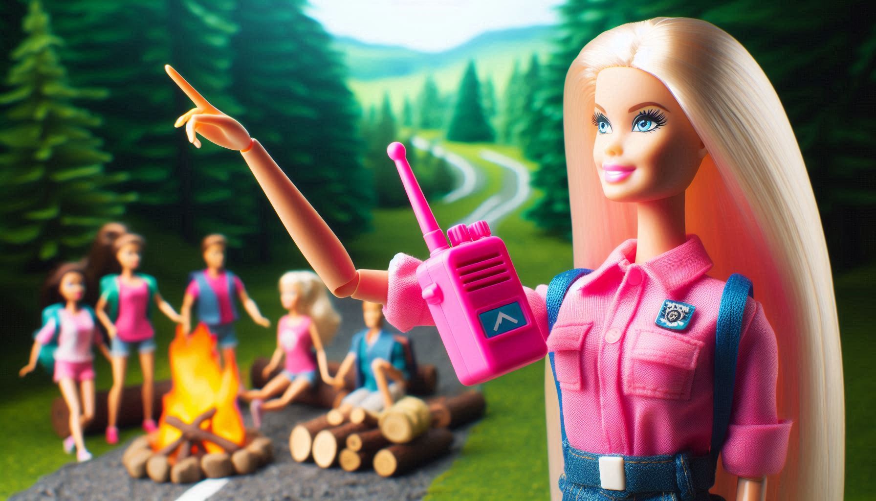 Barbie’s Outdoor Adventure: How Walkie-Talkies Make Camping Fun and Safe