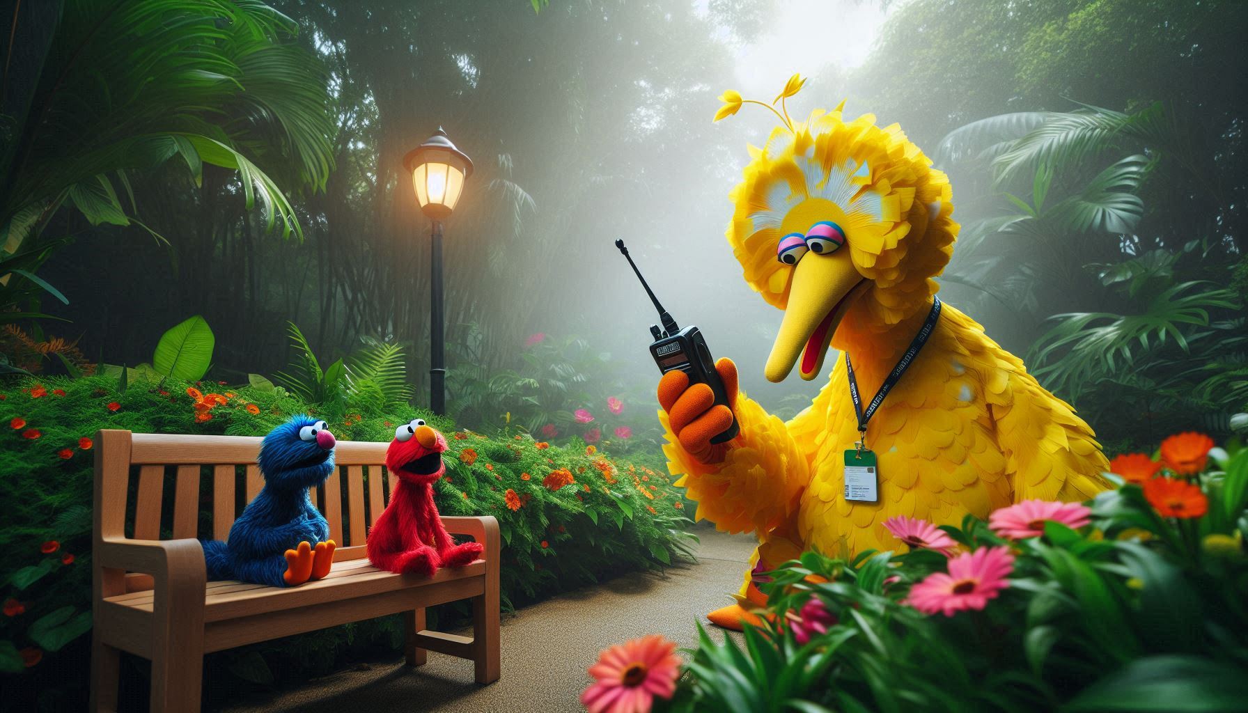 Big Bird’s Nature Walk with Walkie-Talkies