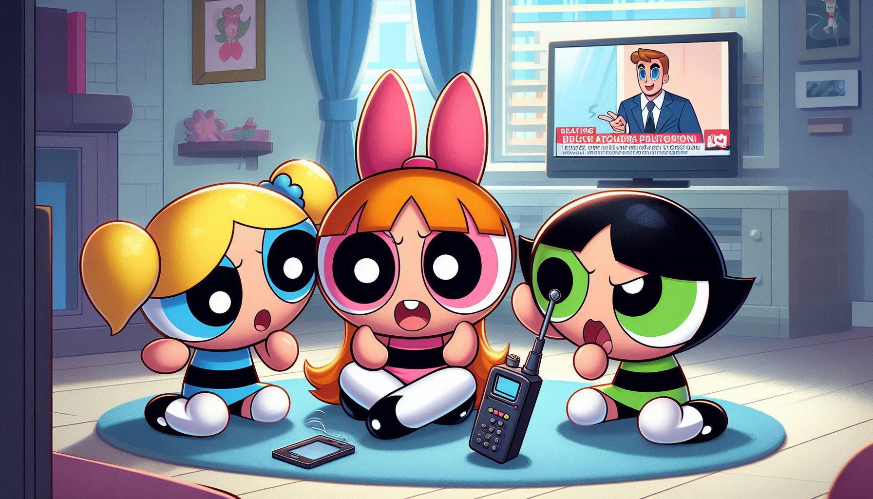 Communication Misfire: Powerpuff Girls’ Walkie-Talkie Bloopers