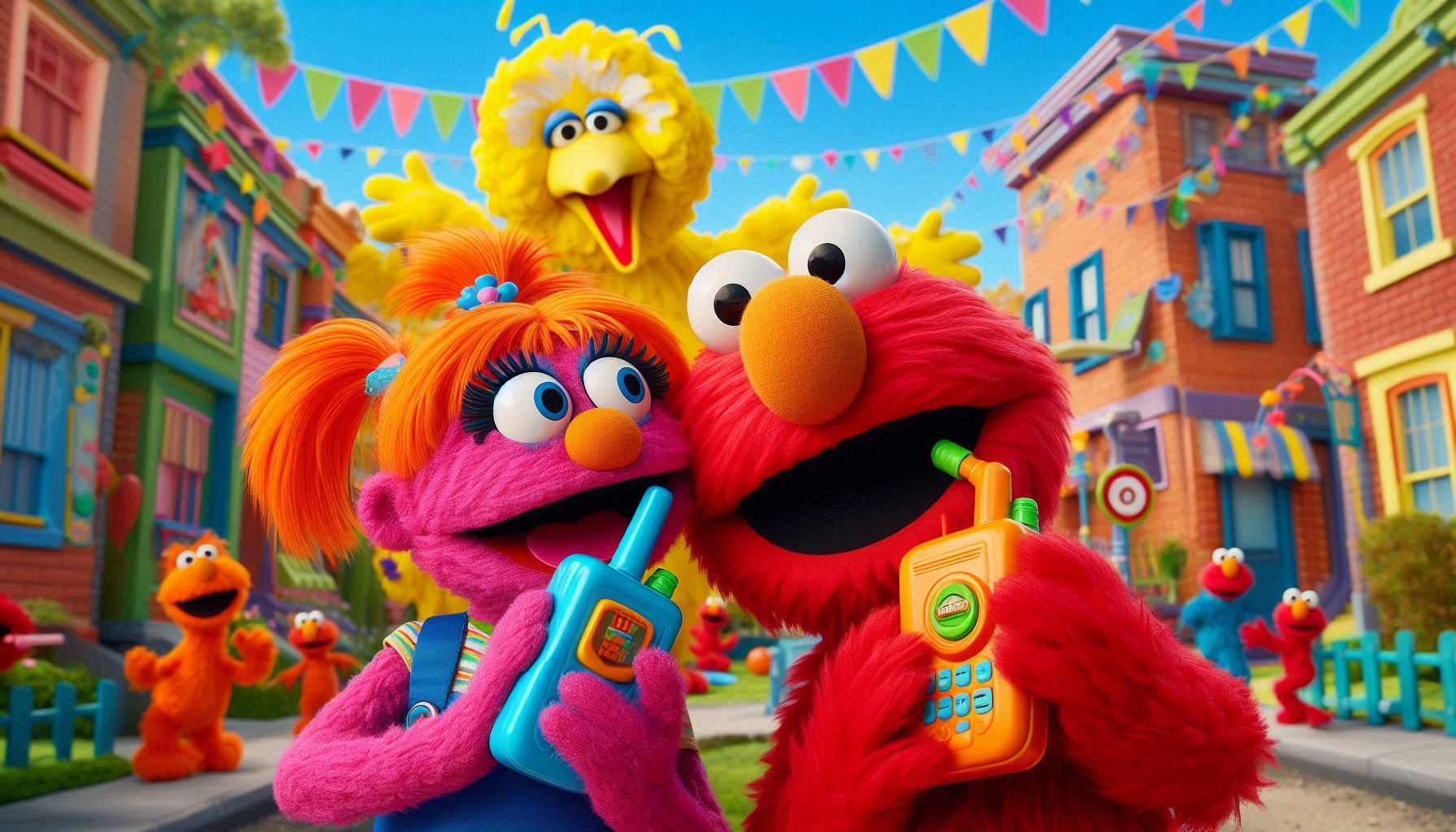 Elmo’s Scavenger Hunt: Learning Through Play with Walkie-Talkies