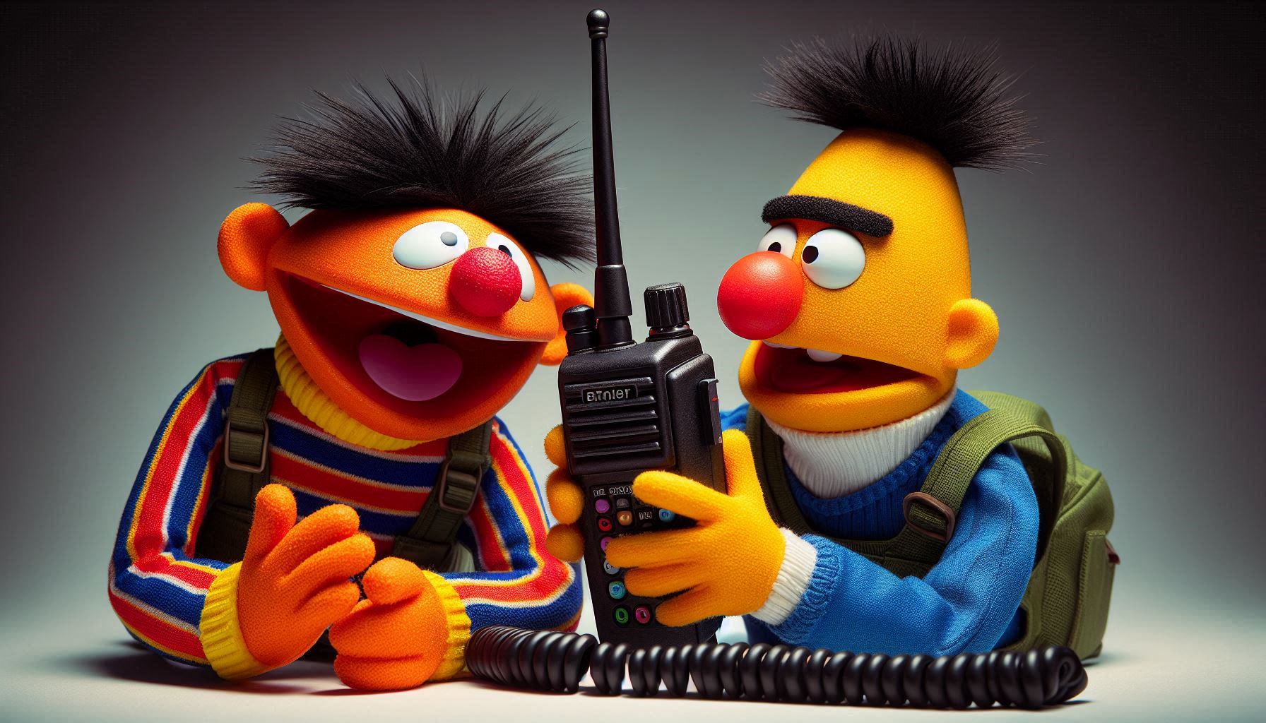 Bert and Ernie’s Walkie-Talkie Shenanigans: A Comedy Adventure