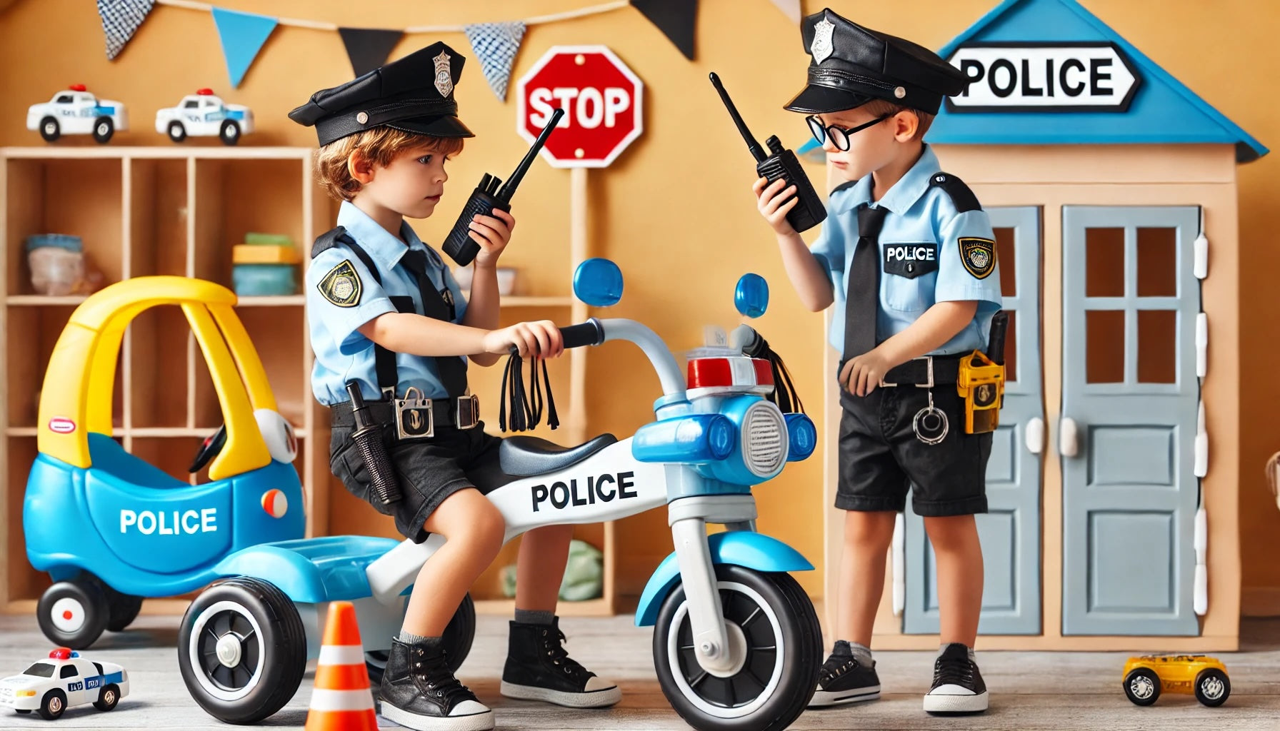 Toy Walkie-Talkies for Kids: Role-Playing as Police Officers to Keep the Peace