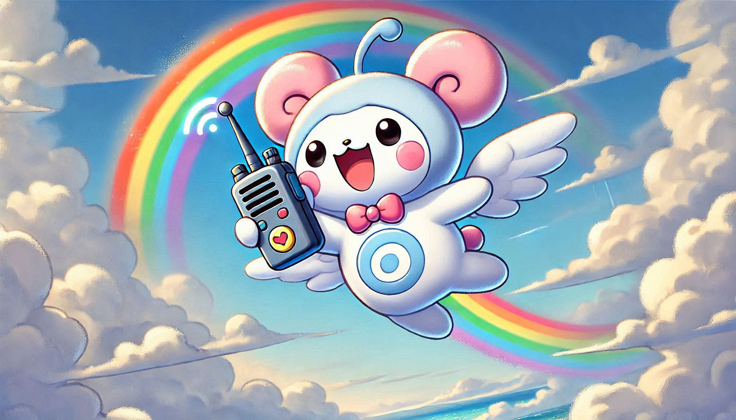 Cinnamoroll’s Rainbow Adventure: Flying High with Walkie-Talkies