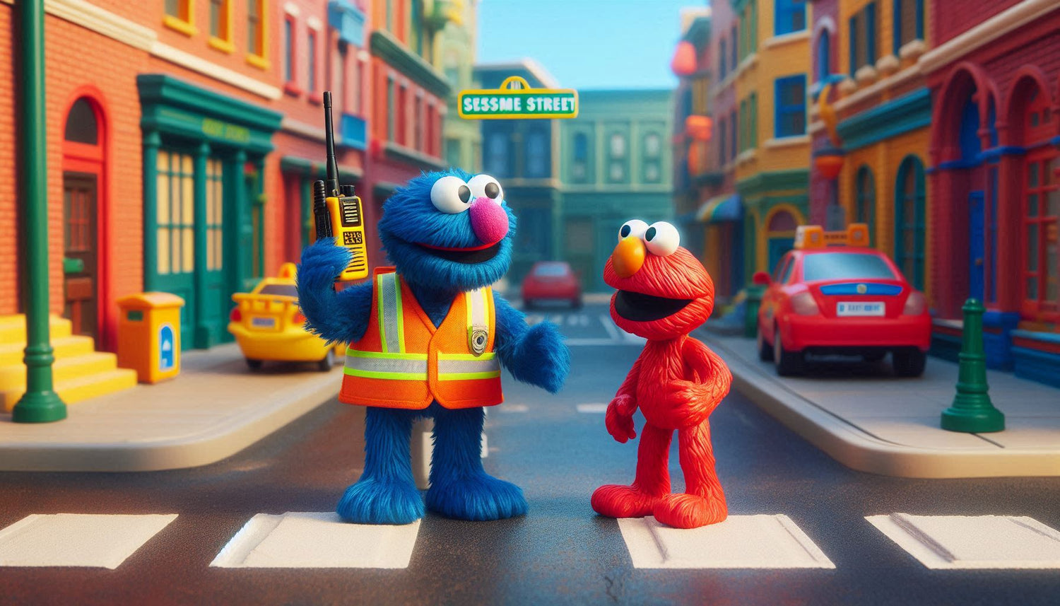 Grover’s Safety Adventures: Walkie-Talkies Save the Day