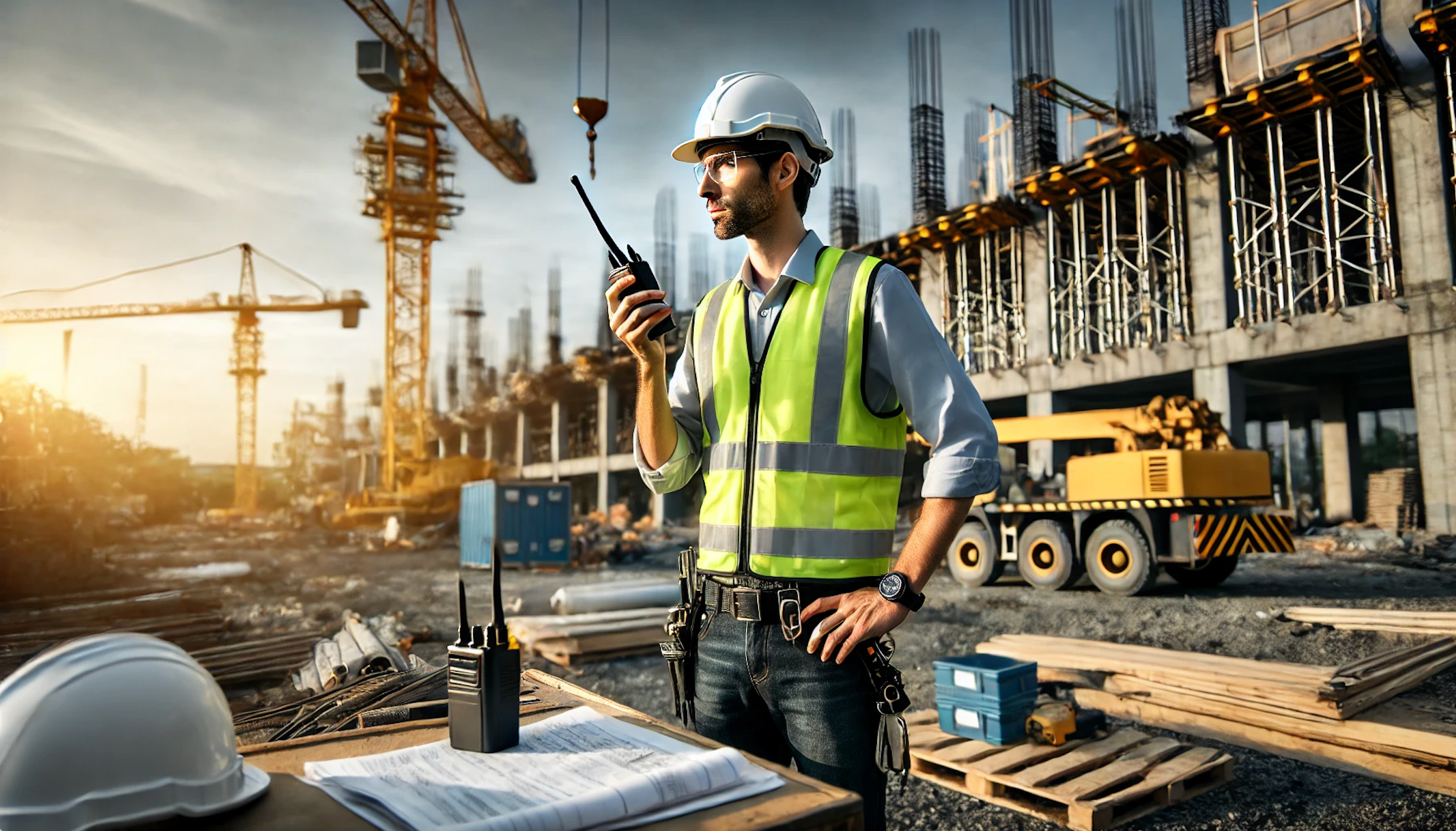 Building Success with Walkie-Talkies on Construction Sites