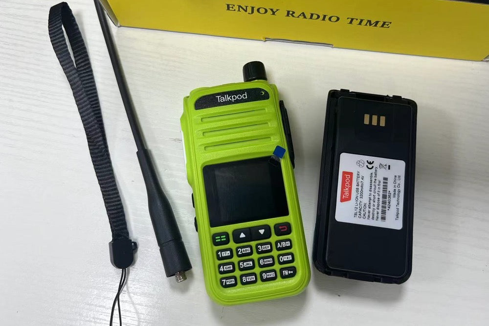 Talkpod A36plus MAX is a very good quality and value GMRS radio package. I like the bright green color