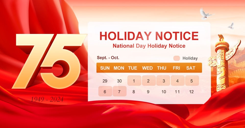 China's National Day Holiday Notice 2024 from Talkpod