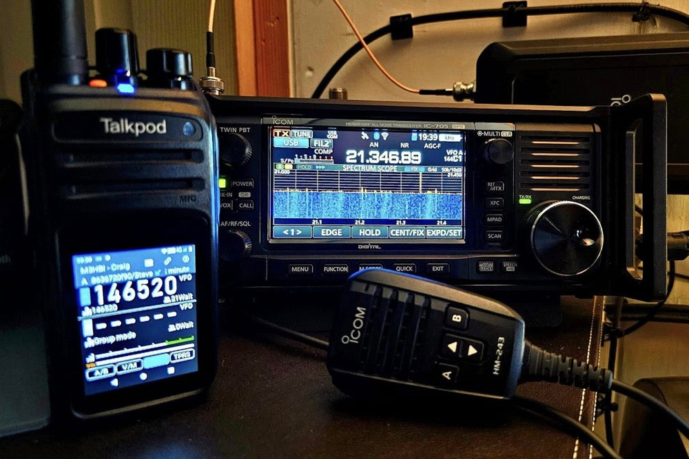 Linkpoon Virtual Amateur App with trusted Talkpod N59A and Icom IC-705