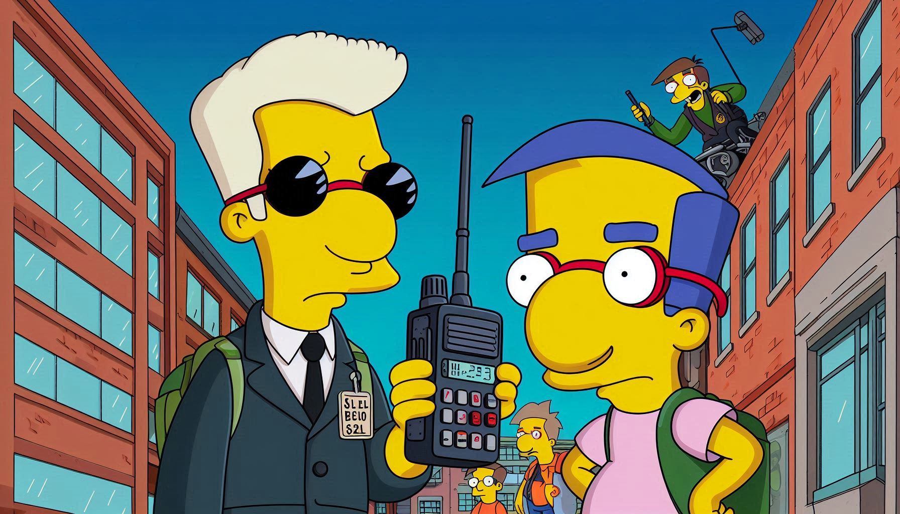 Bart and Milhouse’s Walkie-Talkie Misadventures: Springfield’s Secret Agents