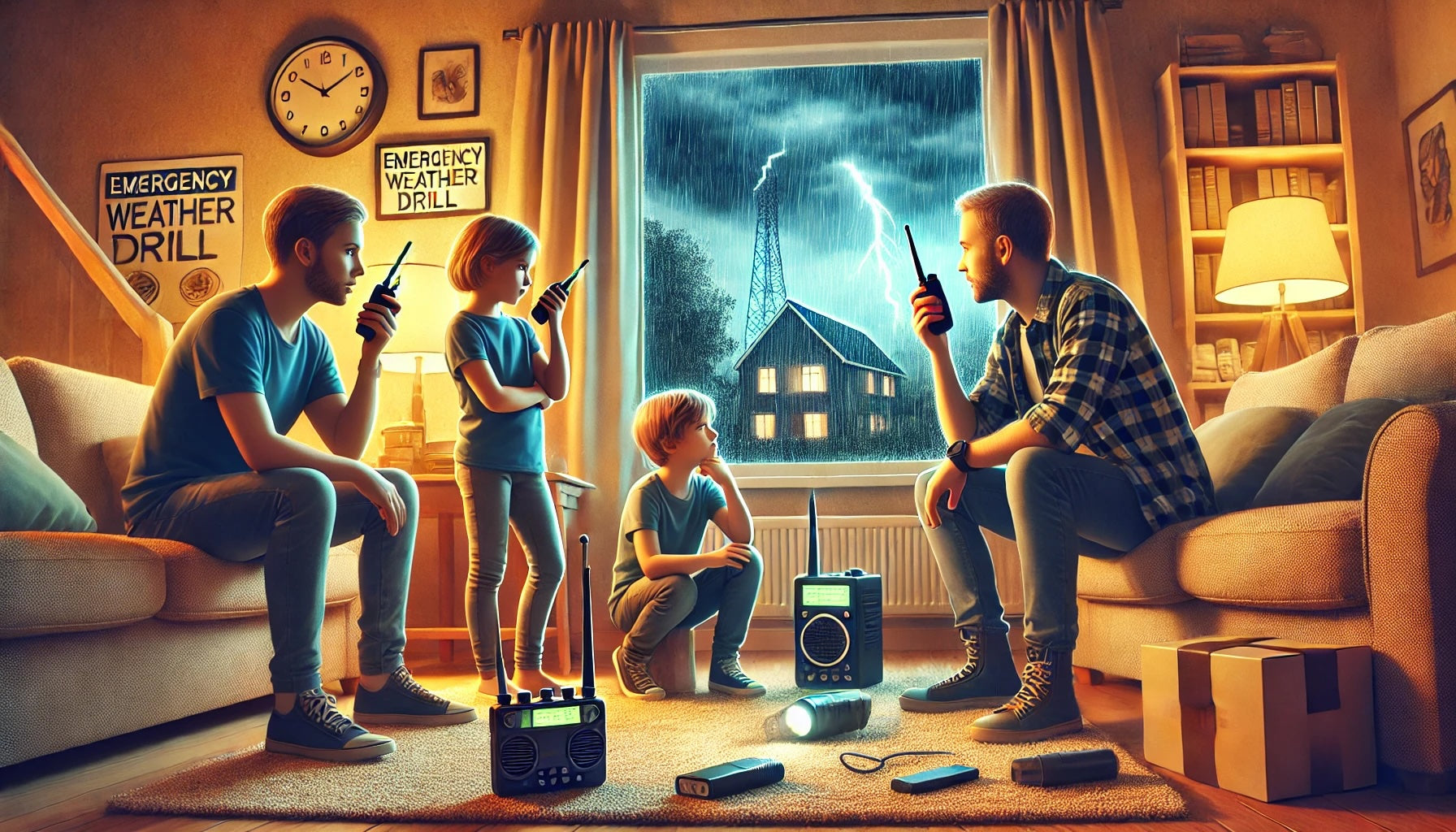 Stay Connected During Severe Weather: How Walkie-Talkies Can Boost Your Family Emergency Plan